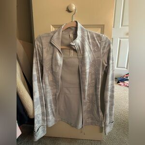 Lululemon white camo define jacket